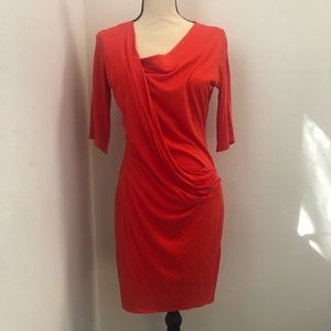 Helmut Lang Draped Mini Dress L